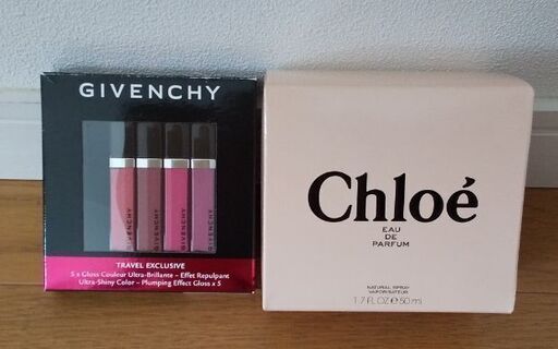 CHLOE/クロエ オードパルファム、GIVENCHY/ジバンシィ グロス ミニチュアセット