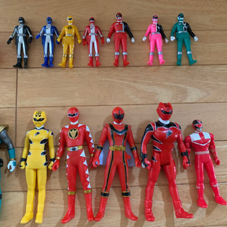 戦隊シリーズ　ソフビ人形