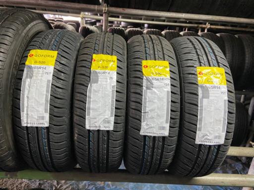 4本新品タイヤ、交換コミコミ、軽自動車用、激安
