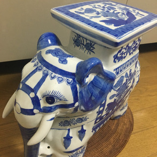 【陶器】象の置物&お香入れ（受け渡し完了）