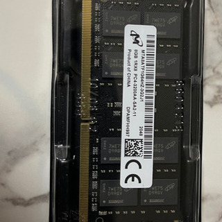 ノート用メモリ16GB新品Micron