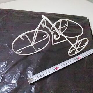 花台 三輪車 白 ガーデニング インテリア