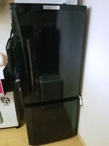 三菱　冷蔵庫　MR-P15A 146L ブラック　2017年製