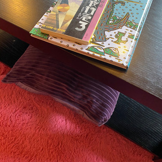 【早めに処分希望】ローテーブル　断捨離中　使いやすいです　現物渡し　棚ありの画像