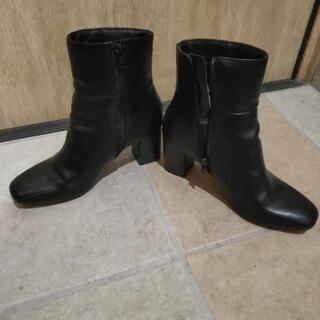 GU ショートブーツ 黒 Lの画像