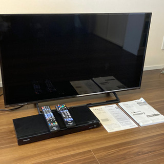 Panasonic40型テレビ・レコーダー/TH-40DX600・DMR-BRW520 - 家電