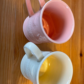 アフタヌーンティー　マグカップ　ピンク白セットの画像