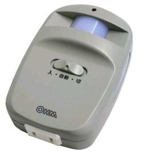 【実用・電設・未使用新品】OHM 光センサーアダプター OCDSAP-01　節電・防犯　AC100V/700W以下コンセント直接・照明器具専用　株式会社オーム電機