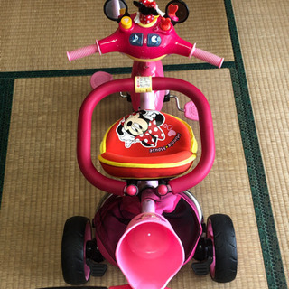 ミニーちゃんの三輪車の画像