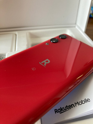 【ほぼ新品】Rakuten hand 楽天ハンド　クリムゾンレッド　ケース付き【ネット決済移行可能】