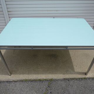 山口)下松市より　ガラステーブル150×60.5×72　BIZHF04H