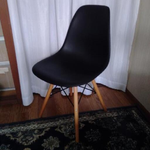 【美品】(ミツヨシ) イームズシェルチェア リプロダクト シェルチェア ダイニングチェア MTS-032 (BK(ブラック))\n\n