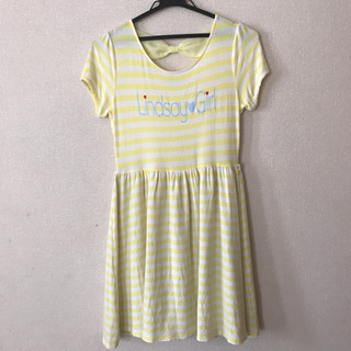 リンジィ　黄色のワンピース　Lサイズ　160cm