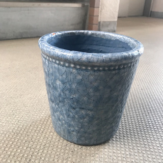 鉢カバー　植木鉢　プランター　ブルー　青の画像