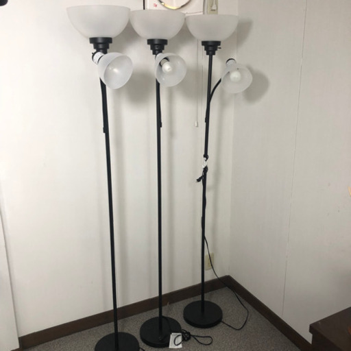 スタンドライト 3本セット　間接照明　海外製品 動作未確認済み 美品