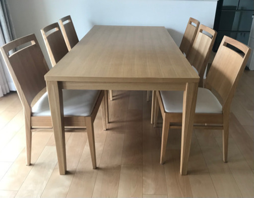 大塚家具✳︎ダイニングテーブル&チェア7点セット