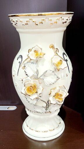 【愛品館市原店】gin Luxロココ調　飾花瓶 イタリア製