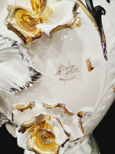 【愛品館市原店】gin Luxロココ調　飾花瓶 イタリア製