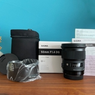 極美品 1回使用 SIGMA 50mm F1.4 DG HSM canon