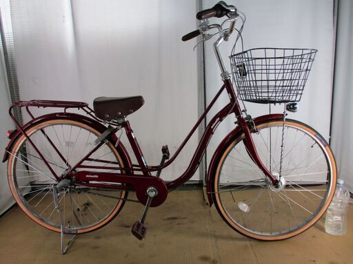 美品　中古自転車 B323　軽快車　LEDオートライト　3段 【26インチ 】