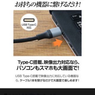 スマホ画像をテレビで見るコードの画像