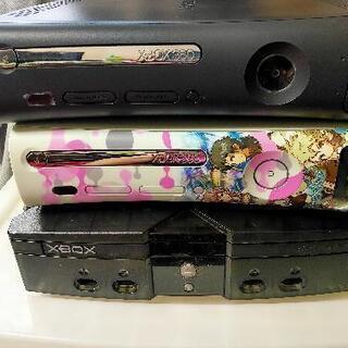 【ジャンク】0円 Xbox360 2台 初代Xbox 本体のみ 大阪市