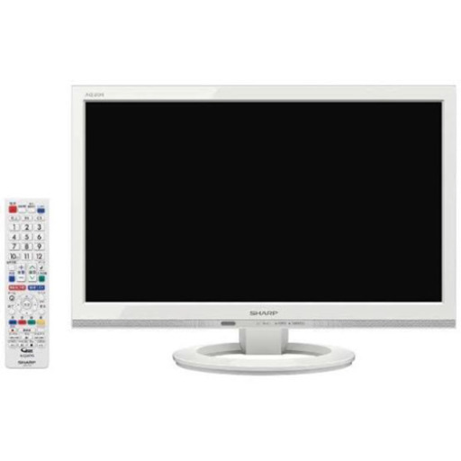 【美品】AQUOSテレビ ホワイト
