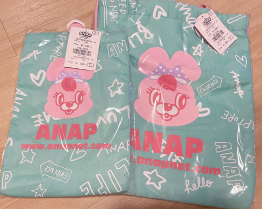 ANAP  上履き入れ\u0026体操服袋　新品未使用