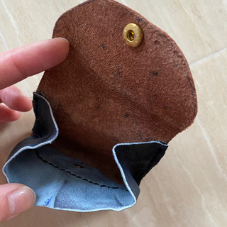 エチオピアレザー　ハンドメイド　コインケースの画像