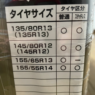 タイヤチェーン(非鉄)未開封の画像