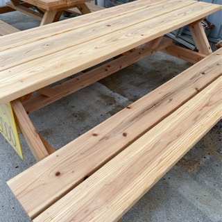 テーブル　ガーデニングテーブル　バーベキューの画像