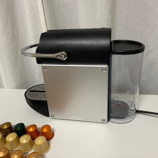 【受付終了】ネスプレッソ　コーヒーマシン　カセット45個つきの画像