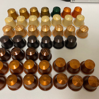 【受付終了】ネスプレッソ　コーヒーマシン　カセット45個つきの画像