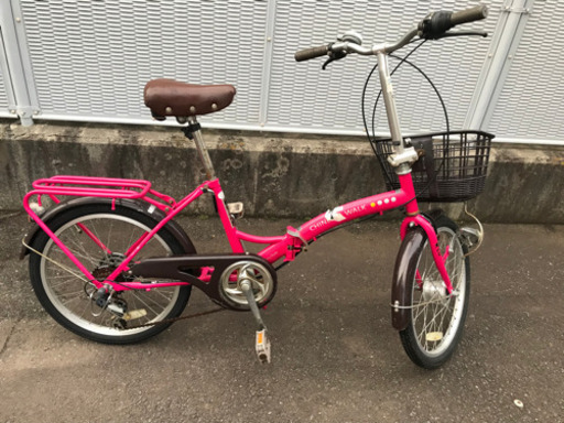 ギア付き折りたたみ自転車
