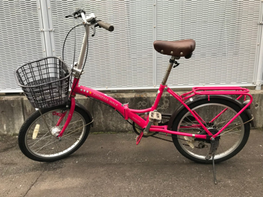 ギア付き折りたたみ自転車