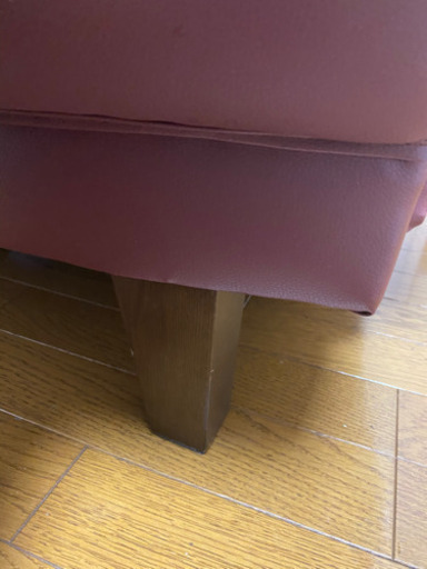 本革　ハイバックソファ