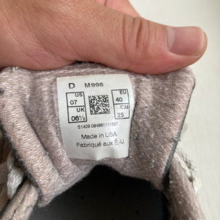 ニューバランス M998 25cm スニーカーの画像