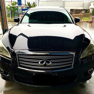 フーガ⑤ 370GT タイプS 51 サンルーフ　革シート　ローダウン　純正20インチアルミ　交換可能　車両交換の画像