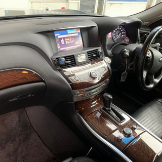 フーガ⑤ 370GT タイプS 51 サンルーフ　革シート　ローダウン　純正20インチアルミ　交換可能　車両交換の画像