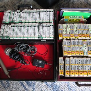 無料にします！昭和レトロ調！８トラ  カラオケセトの画像