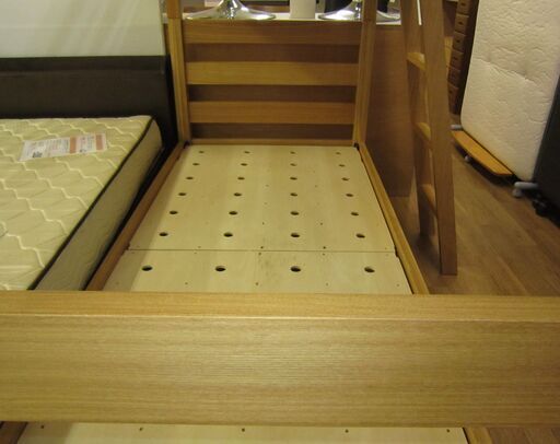 R094 無印良品 キッズセミシングル2段ベッド 幅88cm  美品