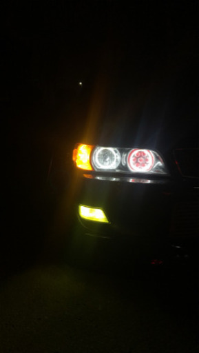 jzx100チェイサー　社外ヘッドライト