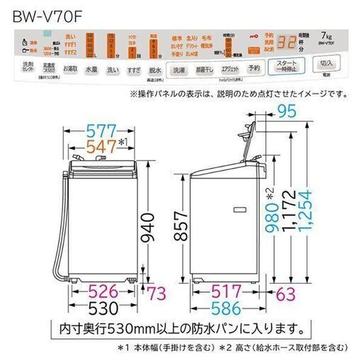 【2019年製】美品 洗濯機 日立  ビートウォッシュBW-V80C 全自動洗濯機  8kg