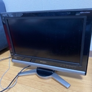 シャープAQUOS 液晶テレビ20型 2007年製