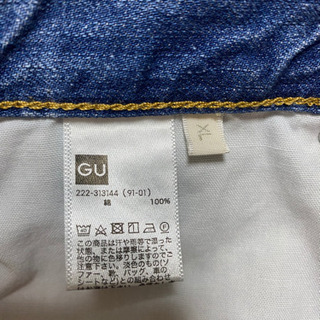 ✪NIKE DRI-FIT&GU ﾃﾞﾆﾑｽｶｰﾄ✪の画像