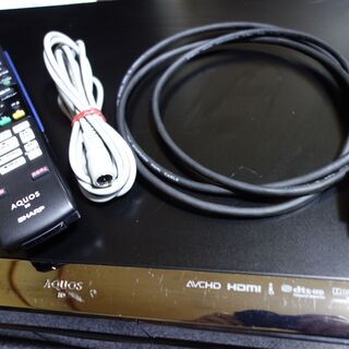 【SHARP】BD-HDW43 ブルーレイレコーダー【訳アリ、おまけつき】の画像