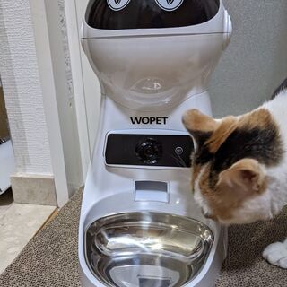 ペット　カメラ付き自動給餌器 WOpet
