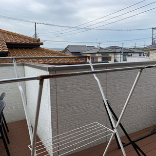 無料でどうぞ洗濯干し折り畳めます、