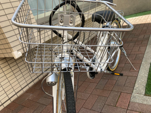 購入者決定しました　ほぼ新品　電動自転車　DACT266 パールホワイト