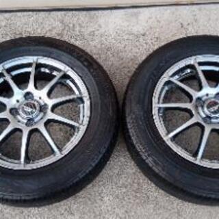 A-TECH SCHNEDER　15インチ　5.5J +45　PCD100 4H　185/65/R15 